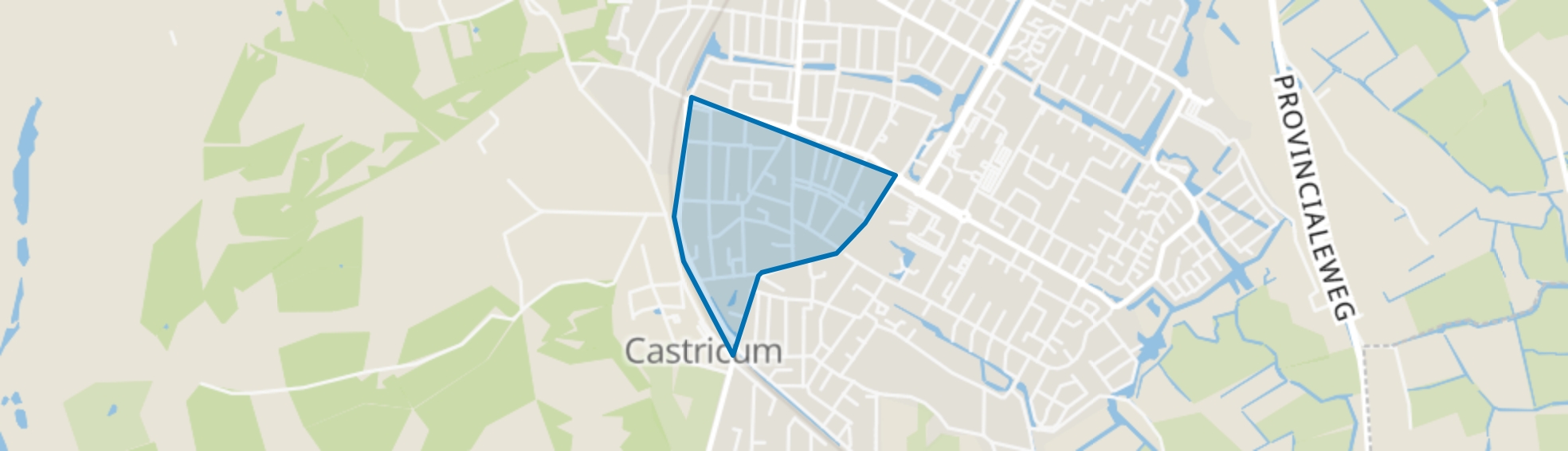 Centrum-Noord, Castricum map