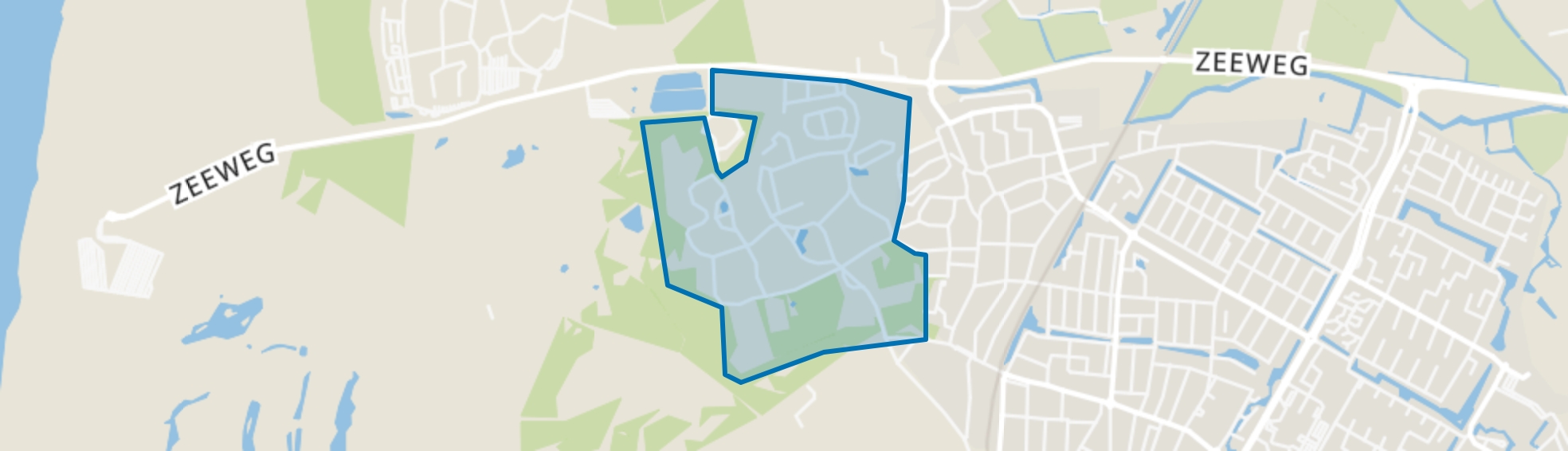 Duin en Bosch, Castricum map