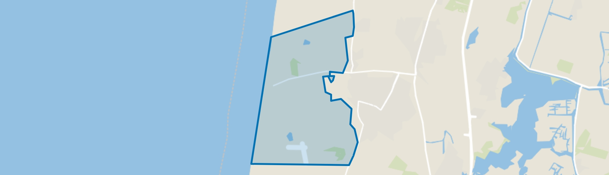 Duingebied, Castricum map