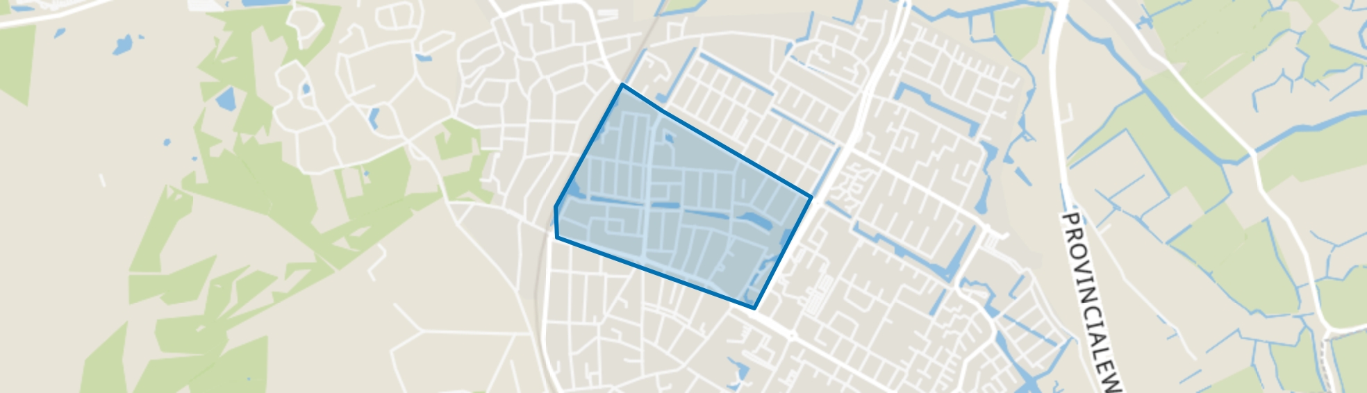 Oranjebuurt, Castricum map