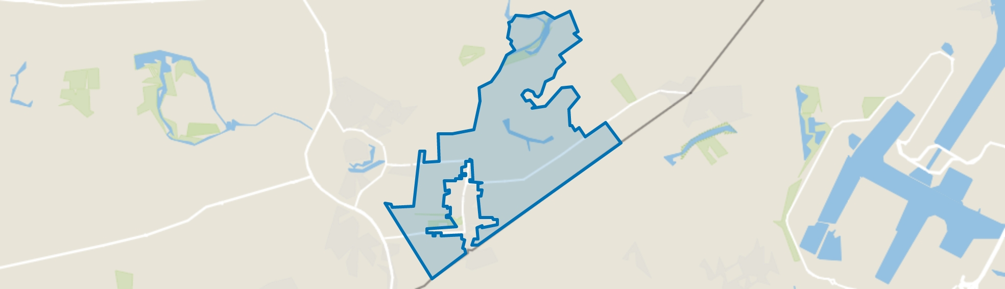 Buitengebied Clinge, Clinge map
