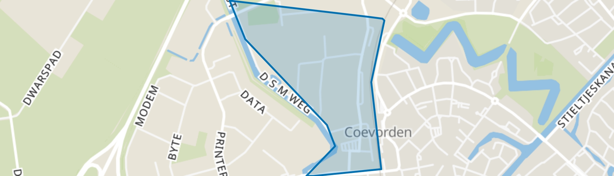 Holwert, Coevorden map
