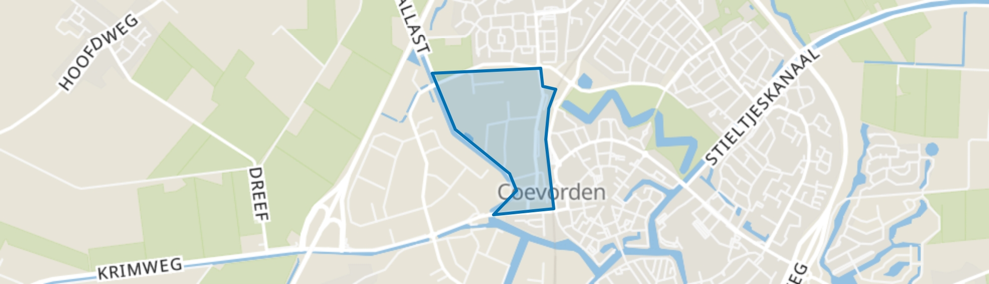 Holwert, Coevorden map