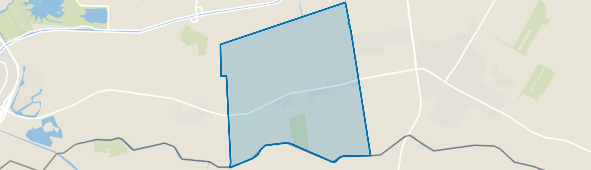 Verspreide huizen Vlieghuis en Padhuis, Coevorden map