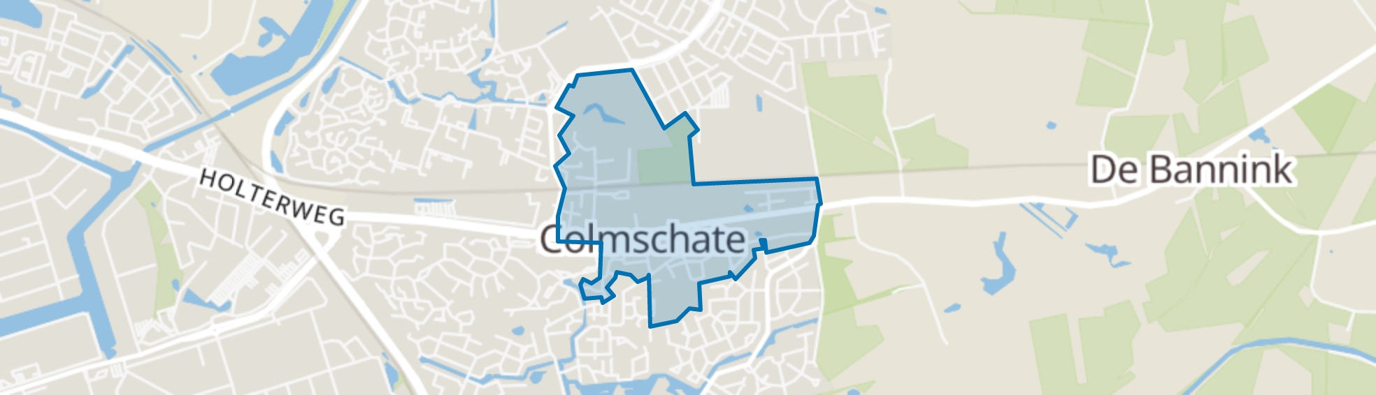 Colmschate map