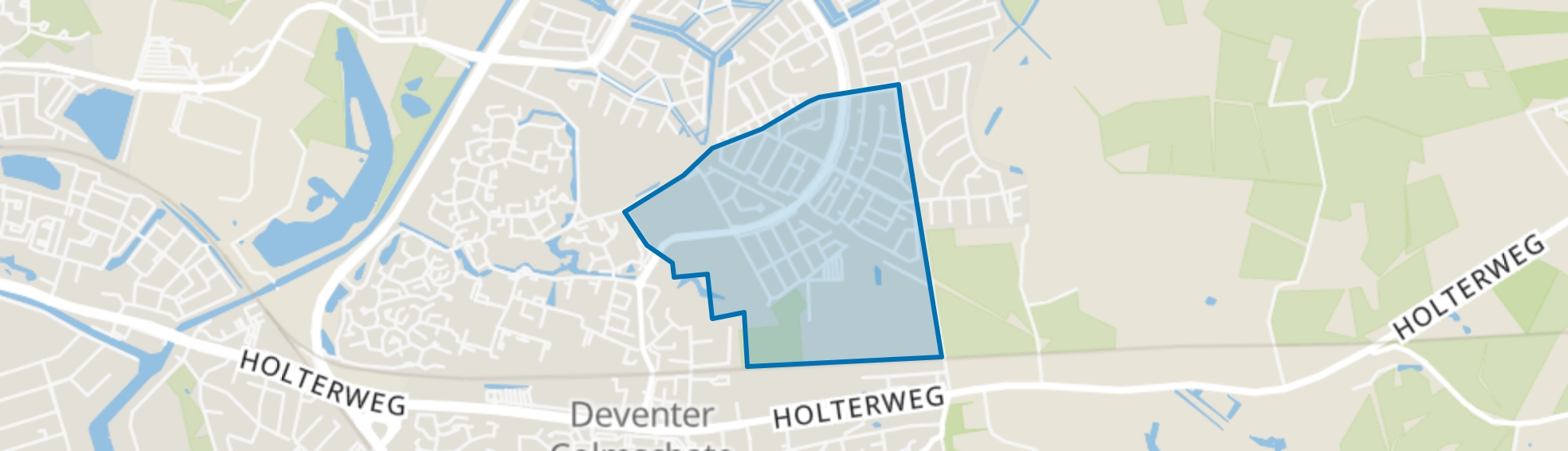 Op den Haar, Colmschate map