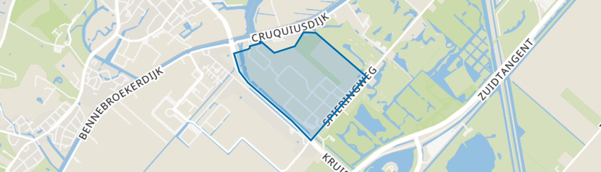 Cruquius Cruquiushoeve, Cruquius map