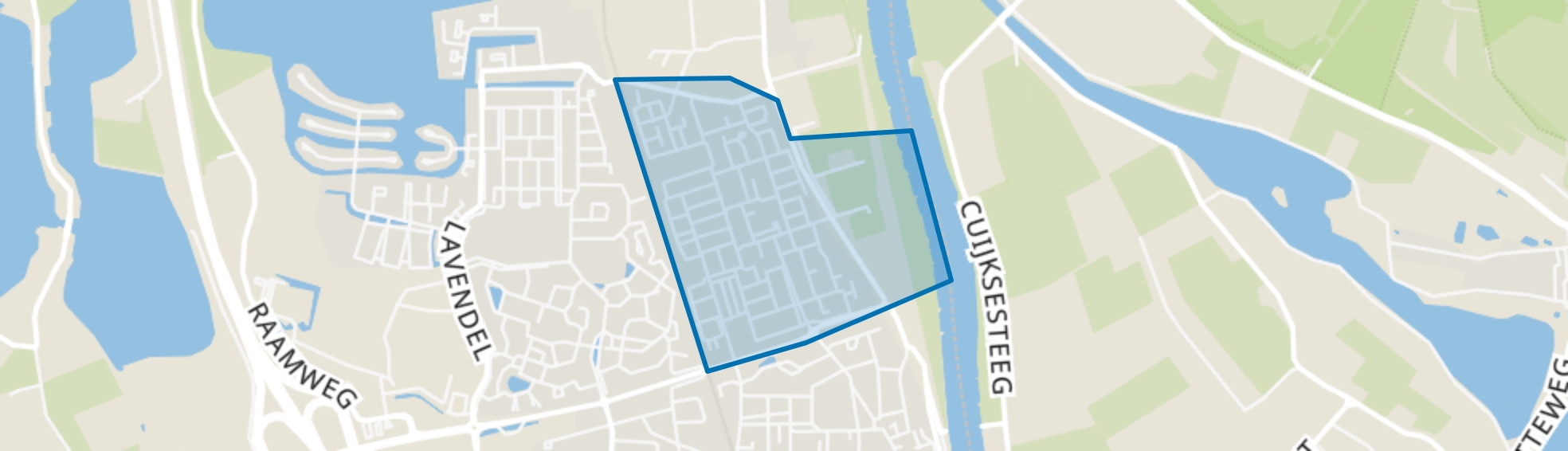 Cuijk De Valuwe, Cuijk map