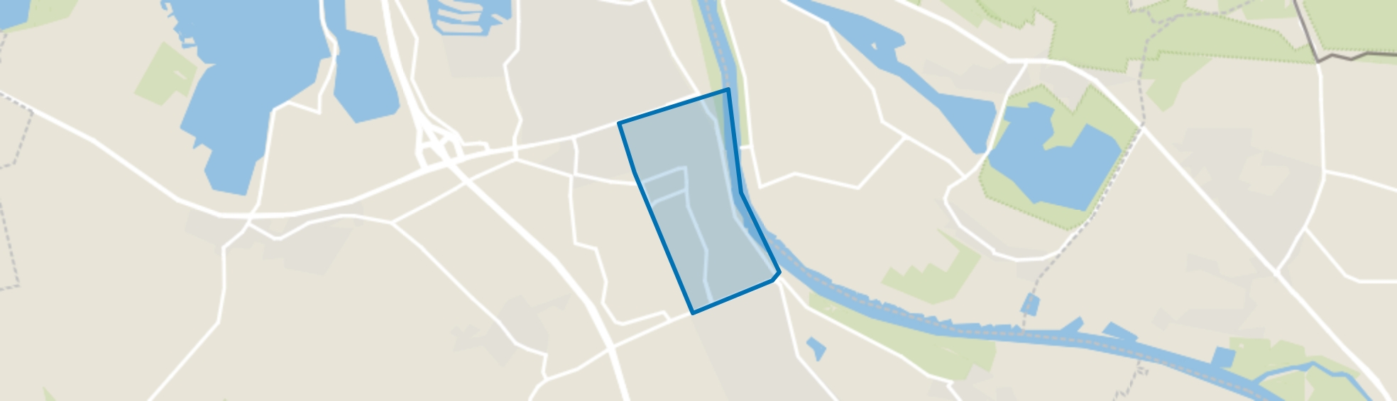 Cuijk kern, Cuijk map