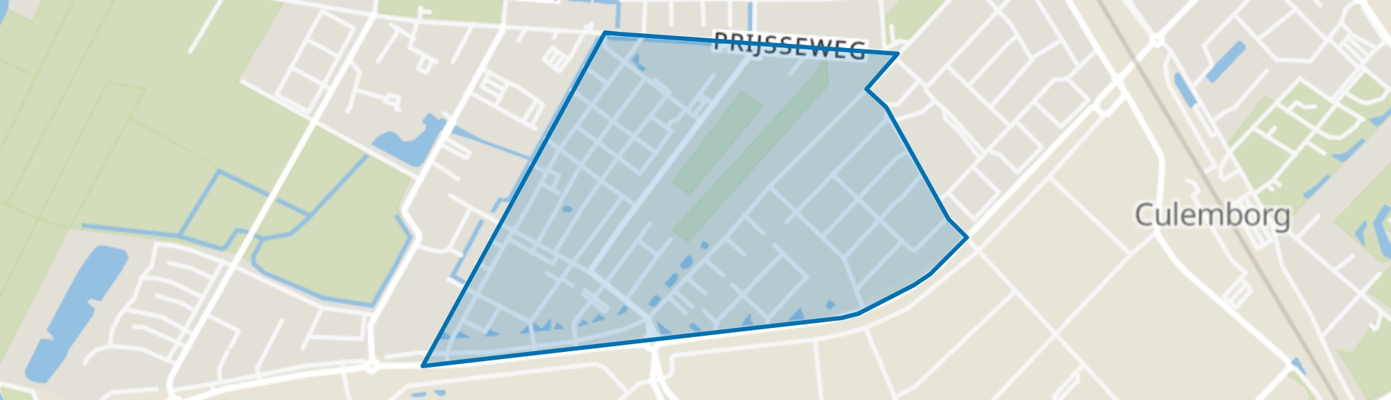 Parijsch Landzicht, Culemborg map