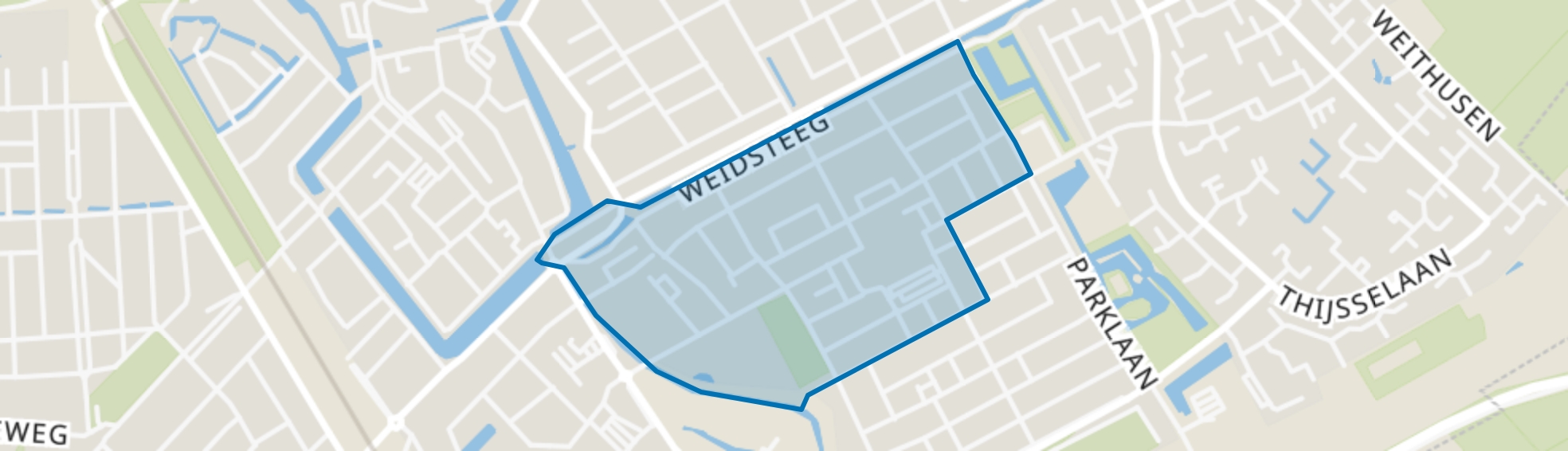 Ter Weijde Componistenbuurt, Culemborg map