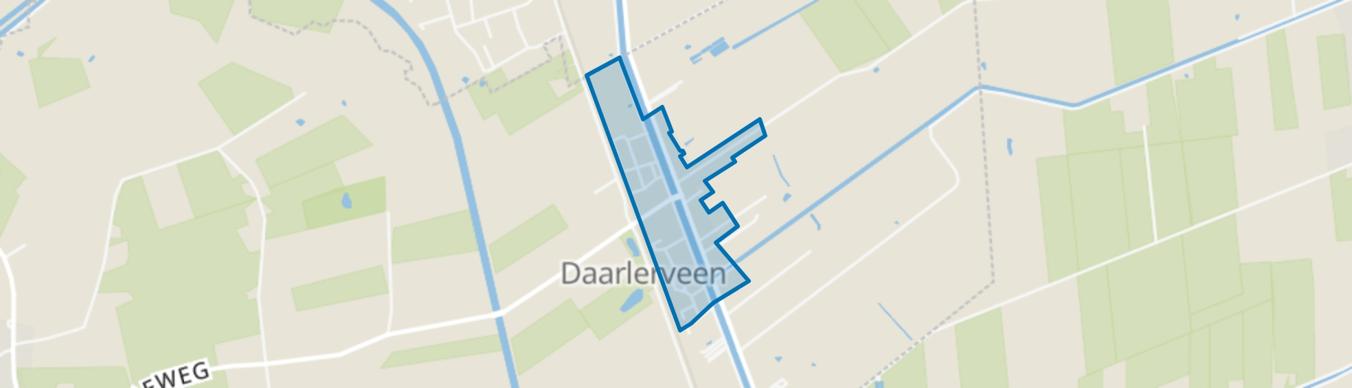 Dorp Daarlerveen, Daarlerveen map