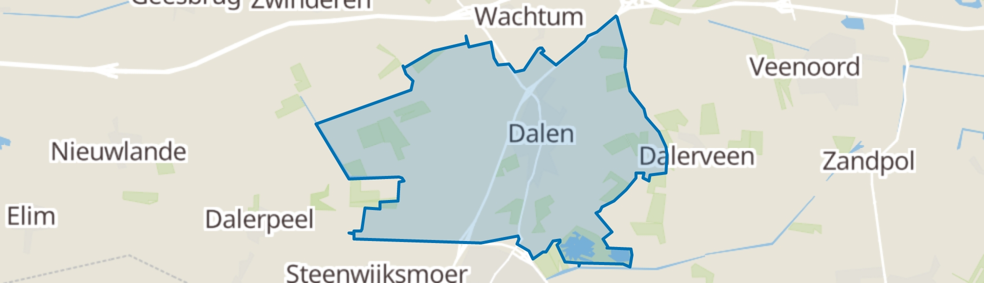 Dalen map