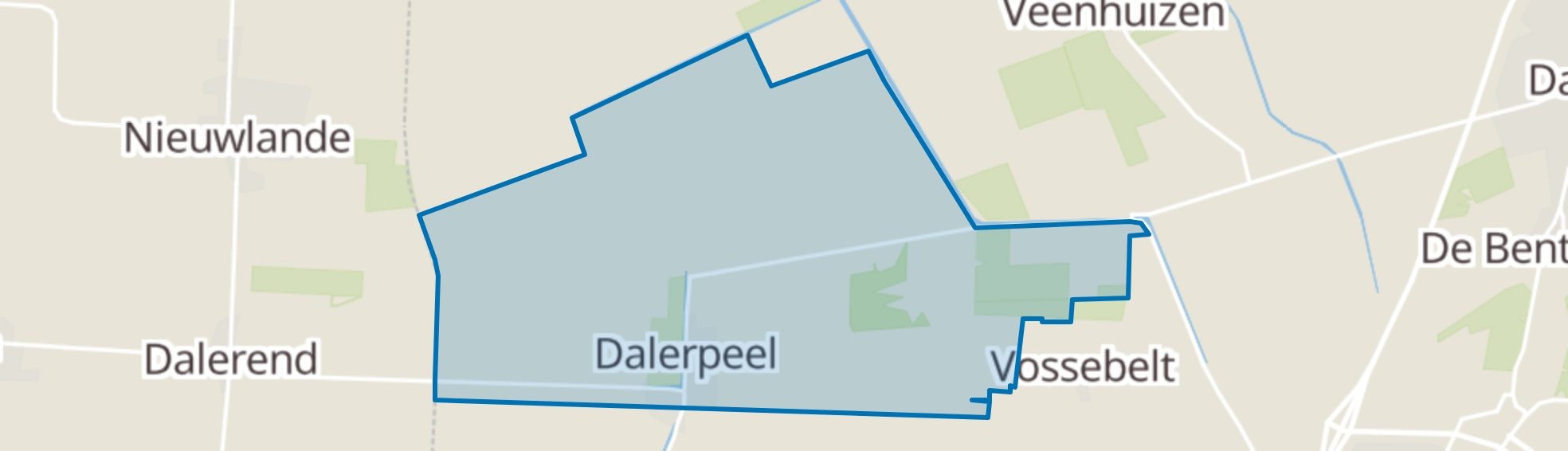 Dalerpeel map