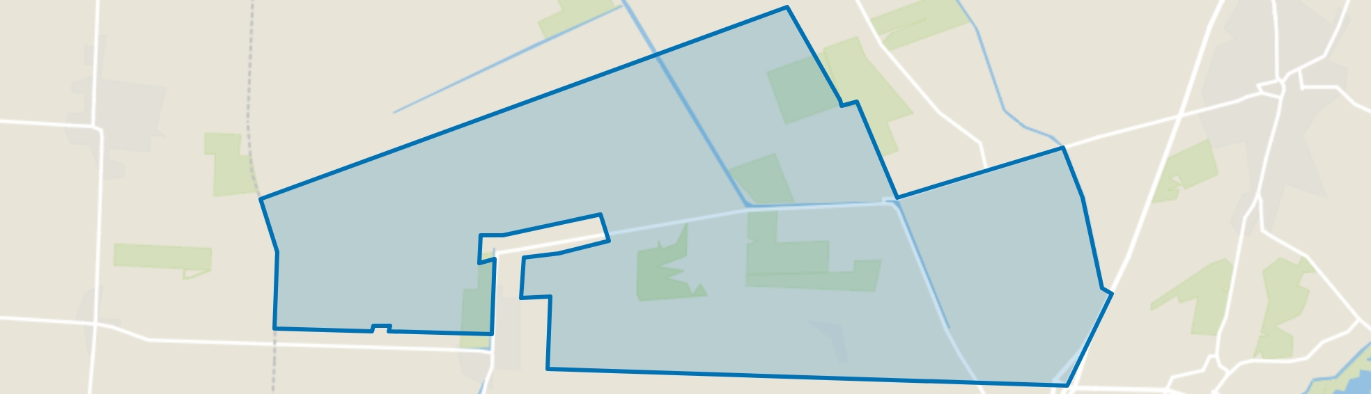 Verspreide huizen Dalerpeel, Dalerpeel map