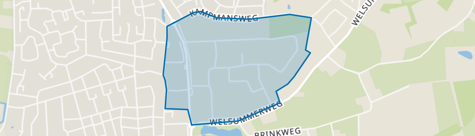 Bedrijventerrein Rondweg, Dalfsen map