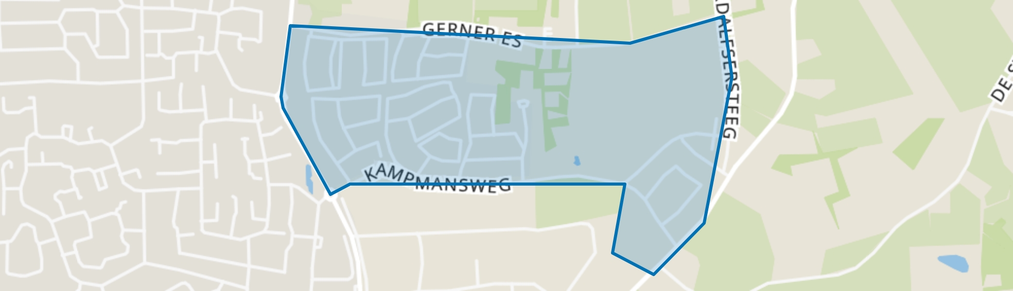 Gernermarke-Oosterdalfsen, Dalfsen map