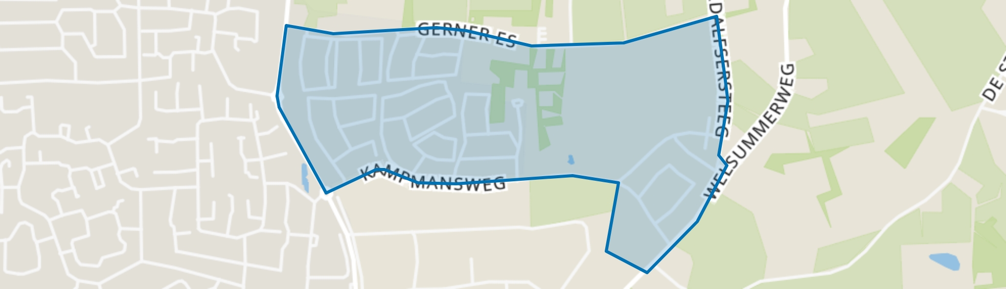 Gernermarke-Oosterdalfsen, Dalfsen map