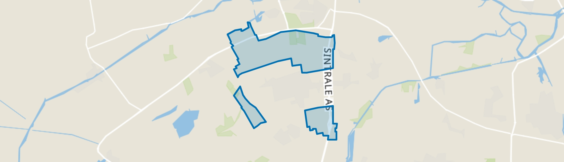 Verspreide huizen Damwâld, Damwâld map