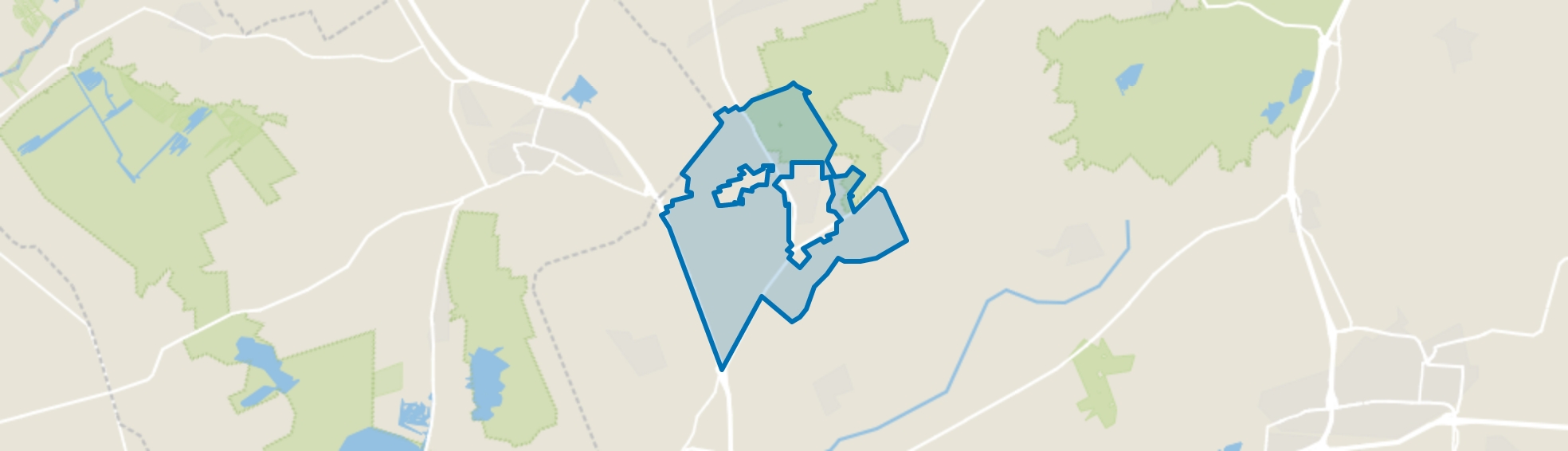 Verspreide huizen Havelte, Darp map