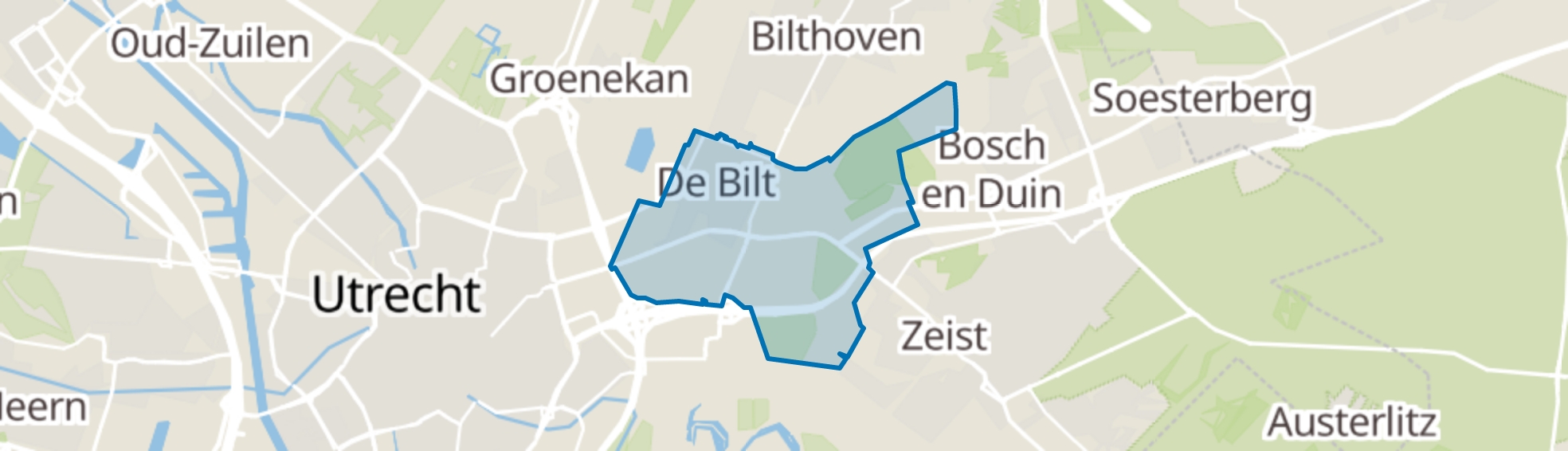 De Bilt map