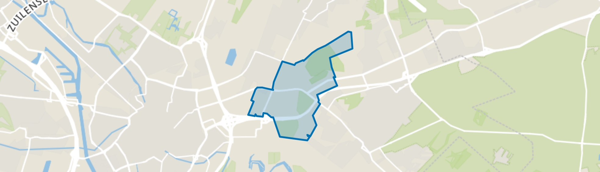 Beerschoten-Oostbroek, De Bilt map