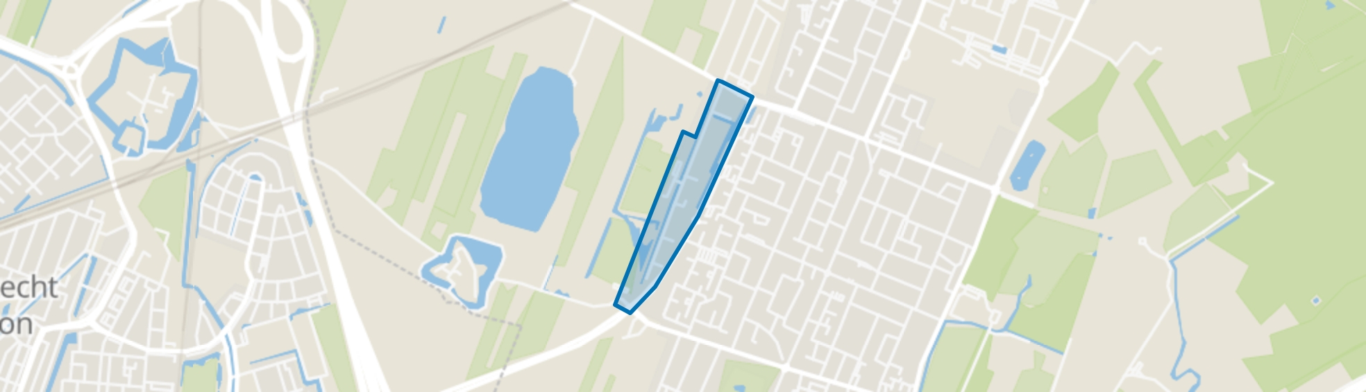 Weltevreden, De Bilt map