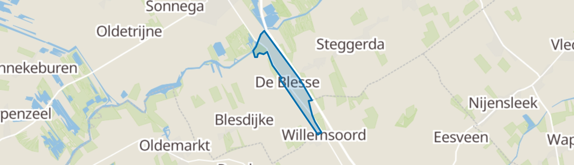 De Blesse map
