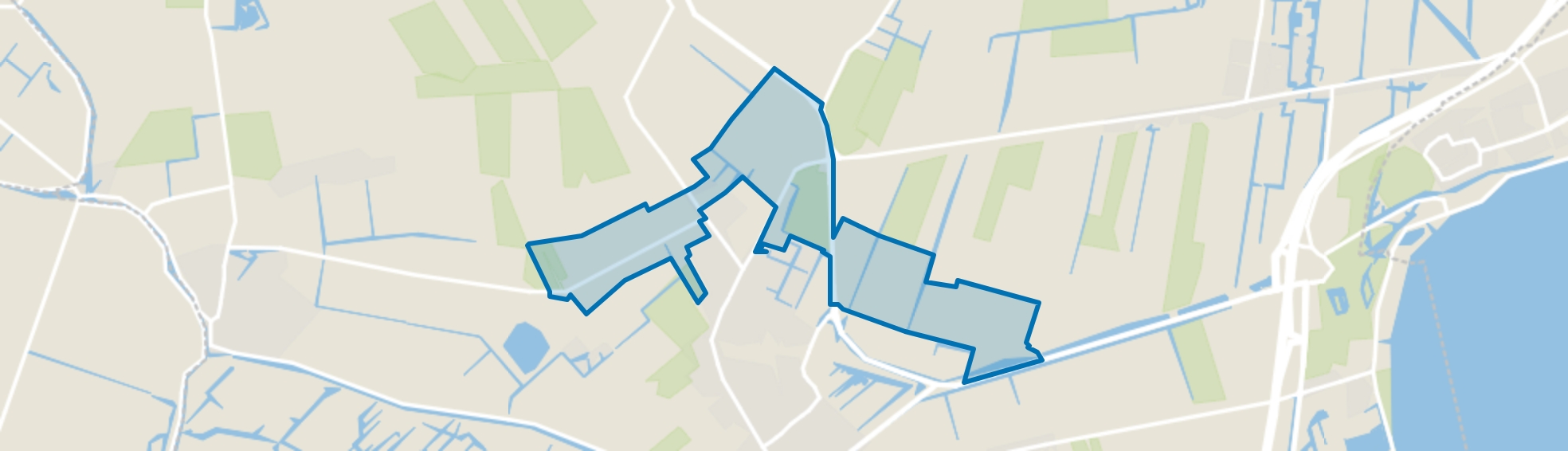 De Goorn Verspreide huizen, De Goorn map