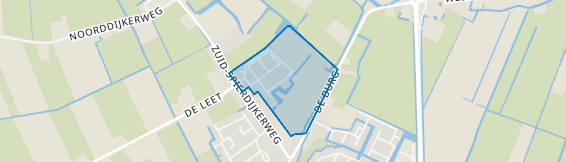 Singel en omgeving, De Goorn map