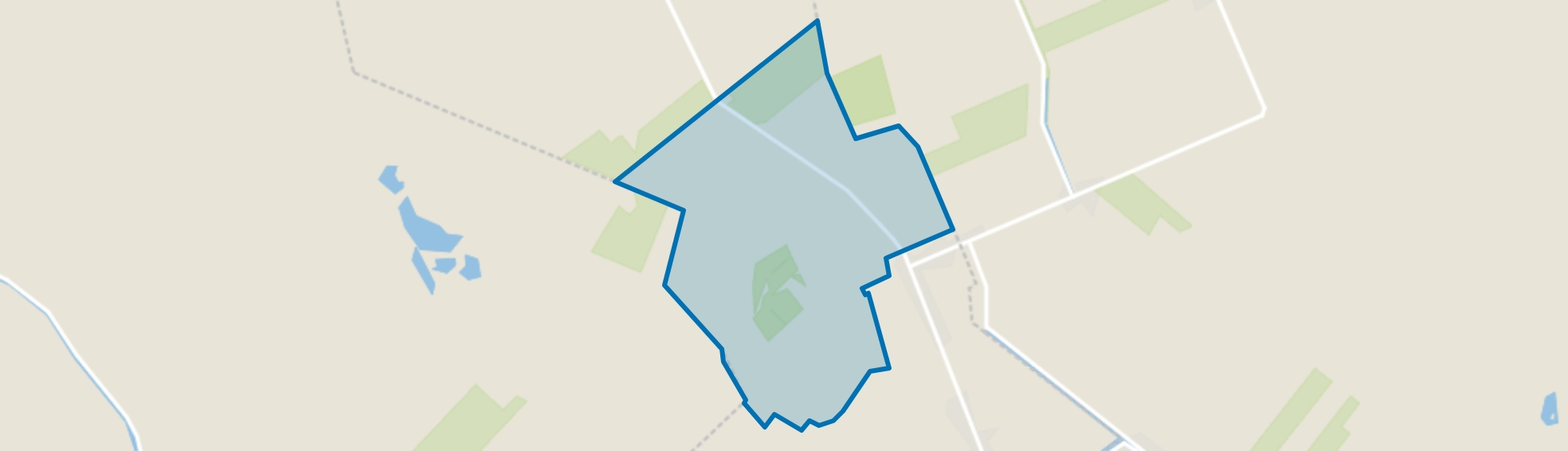 Verspreide huizen De Kiel, De Kiel map