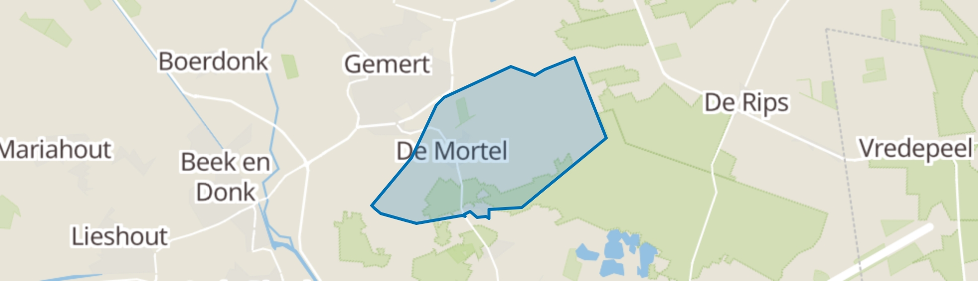 De Mortel map