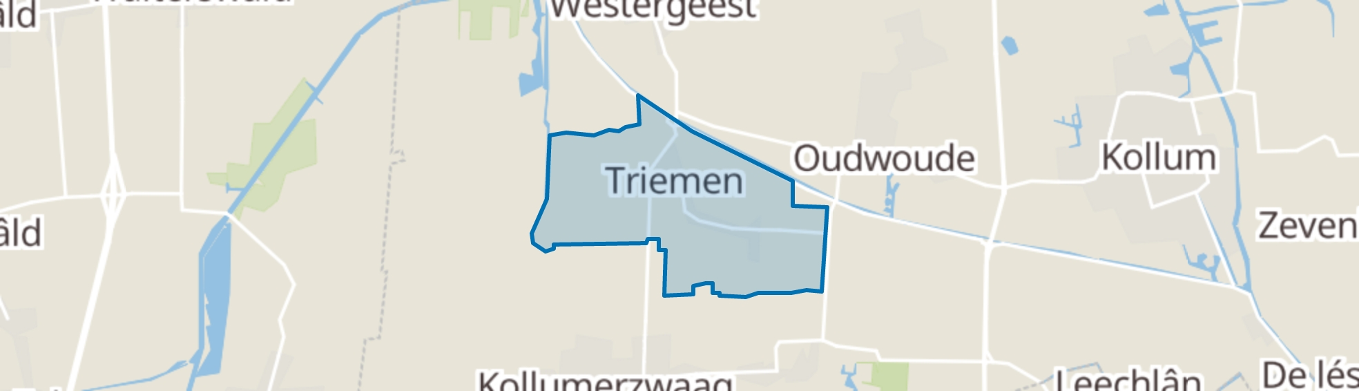 De Trieme map