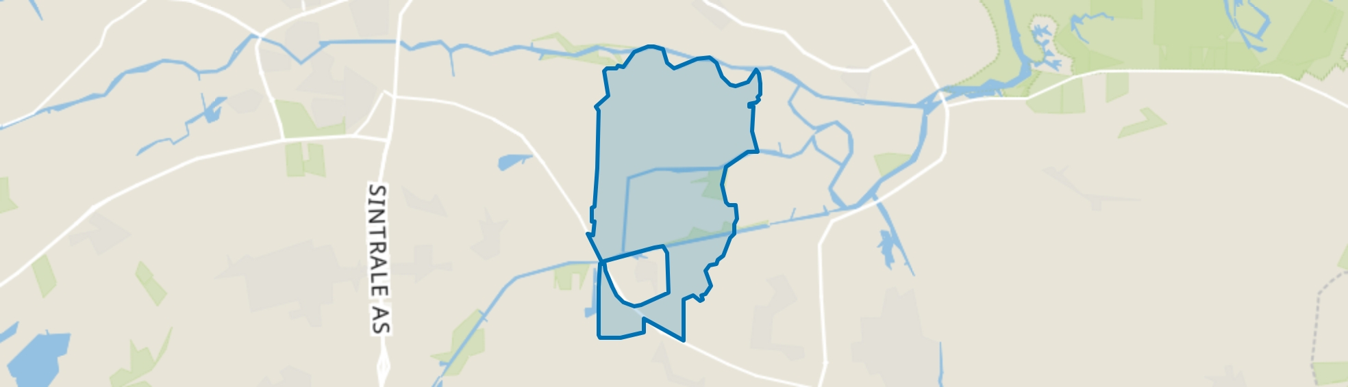 Verspreide huizen Westergeest, De Trieme map