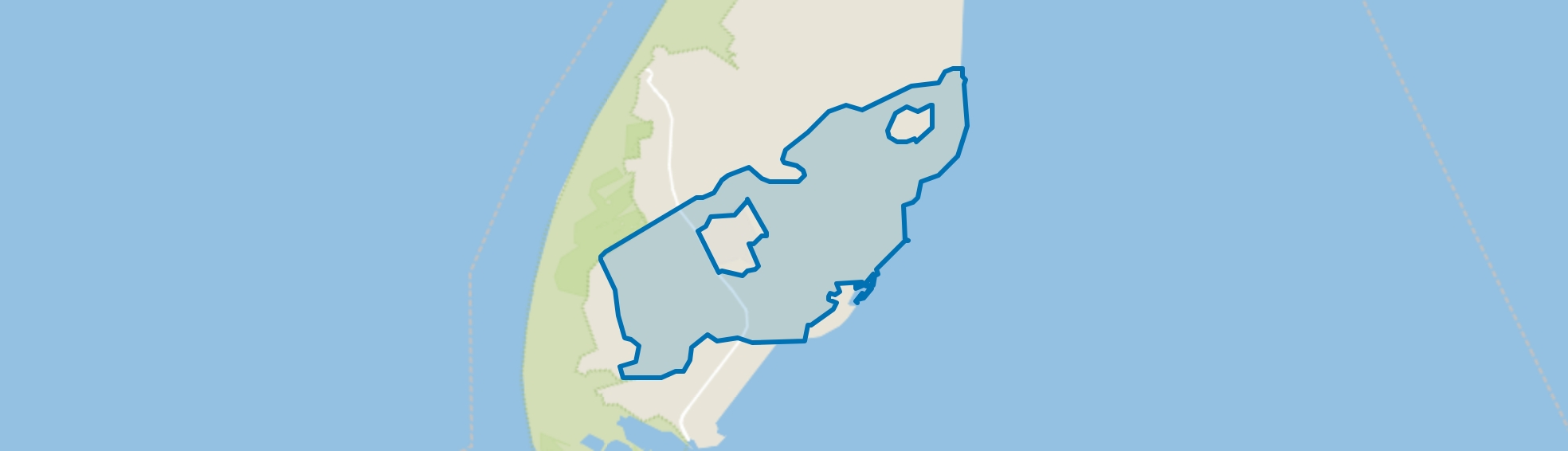 Verspreide huizen Op Het Oude Land, De Waal map