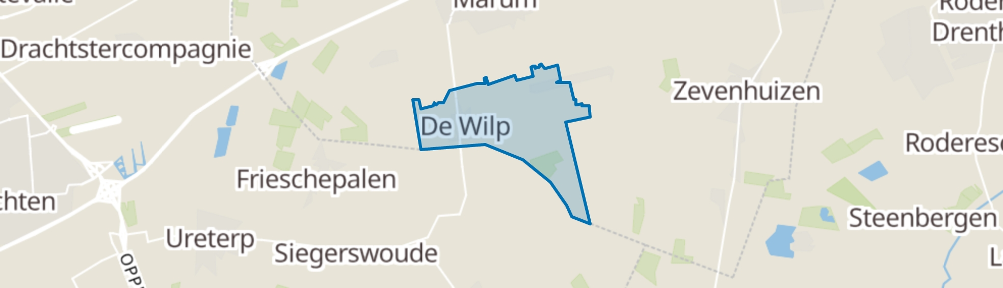 De Wilp map