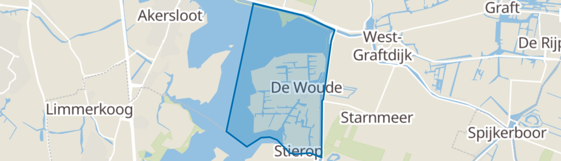 de Woude map