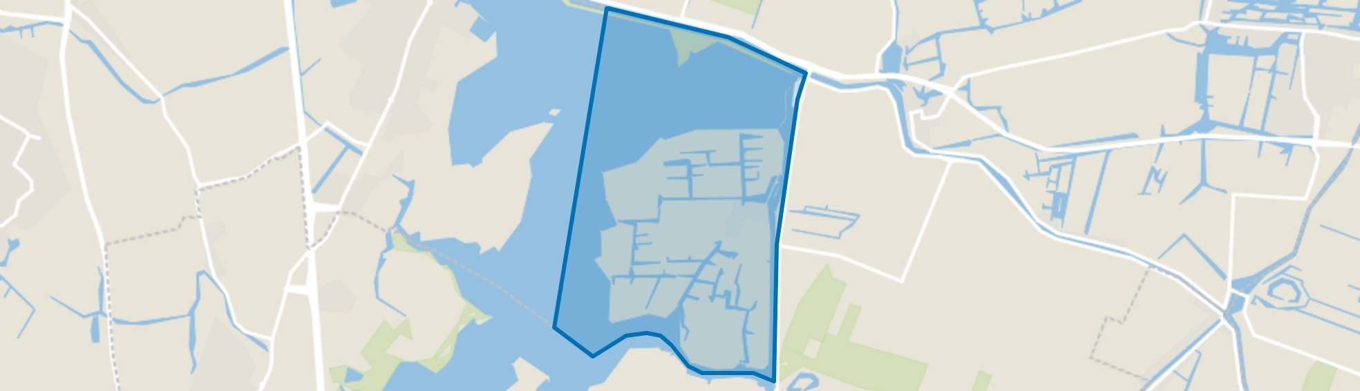 De Woude, de Woude map