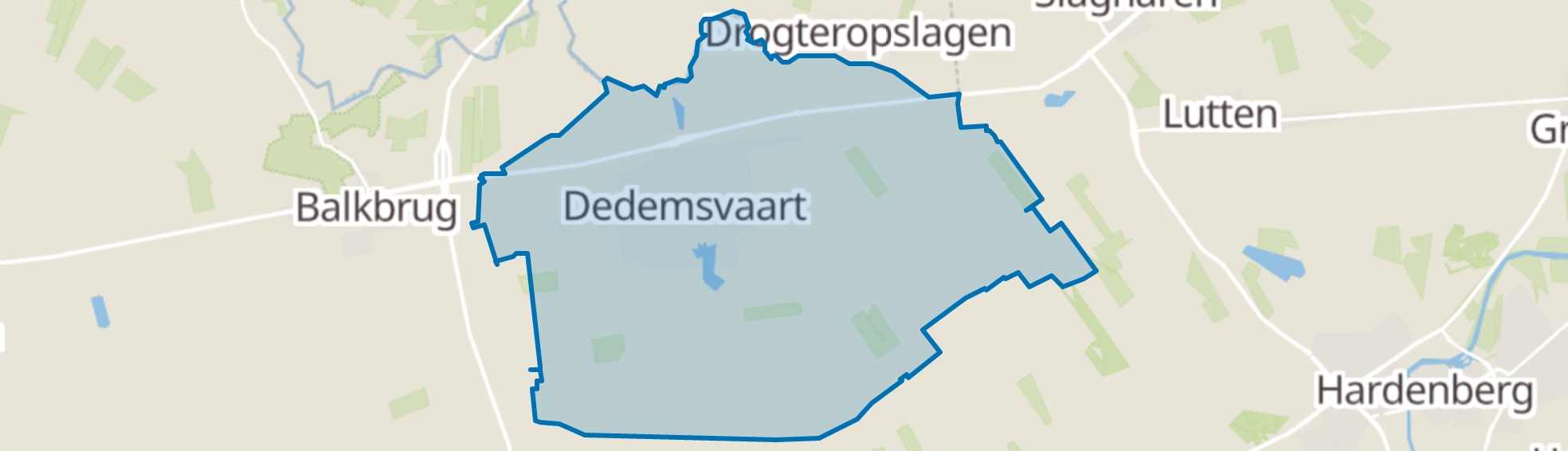 Dedemsvaart map