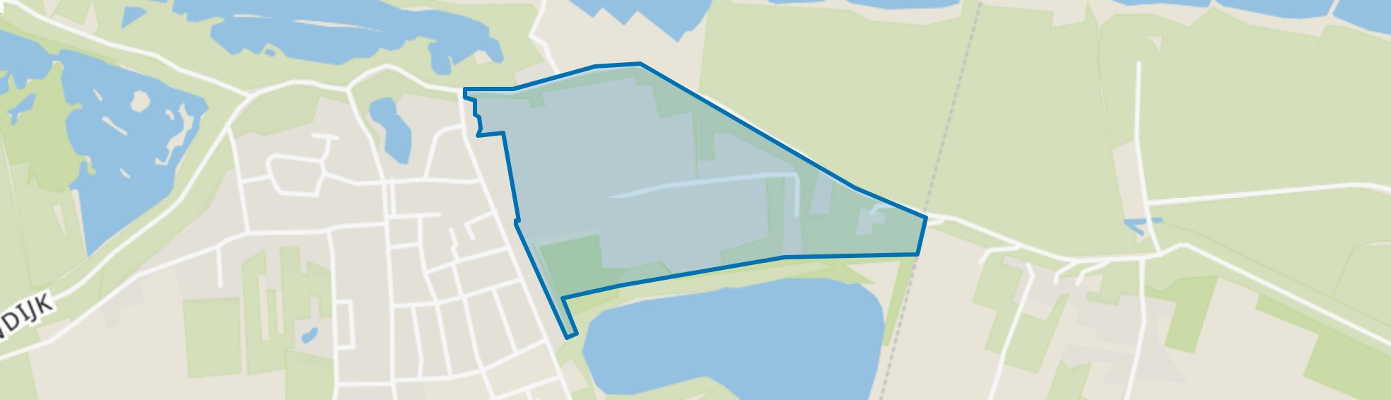 Bedrijventerrein Deest, Deest map