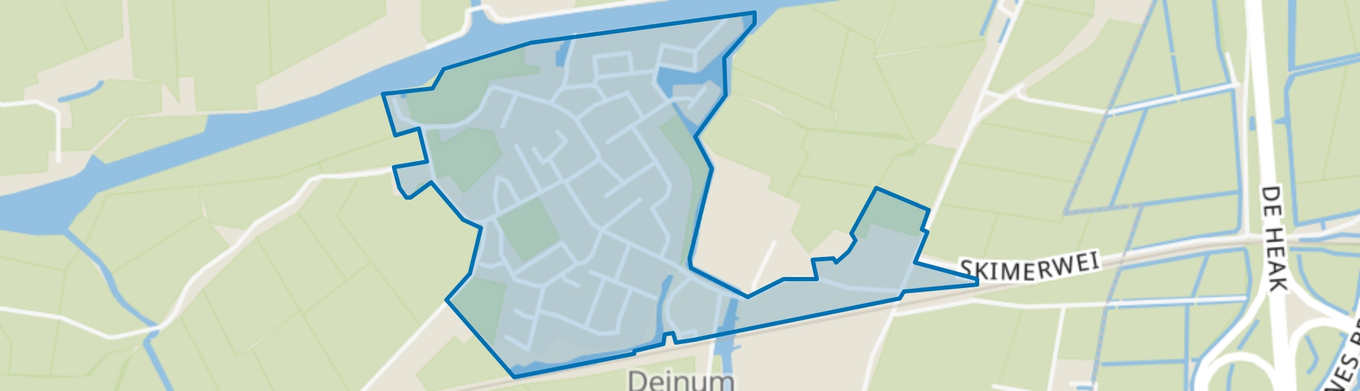 Deinum, Deinum map