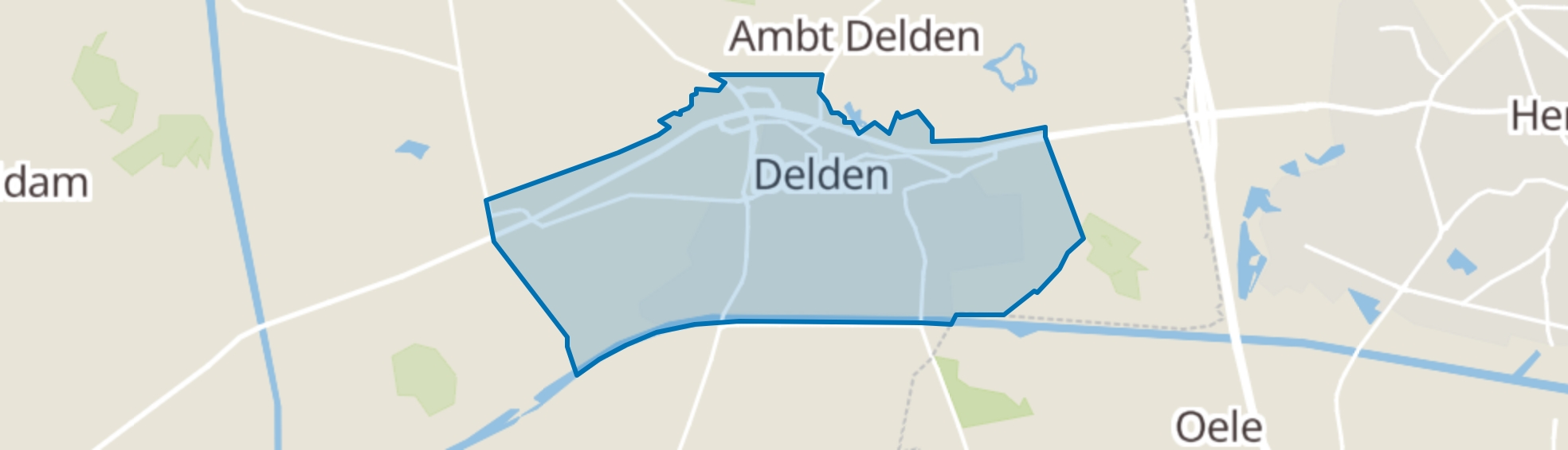 Delden map