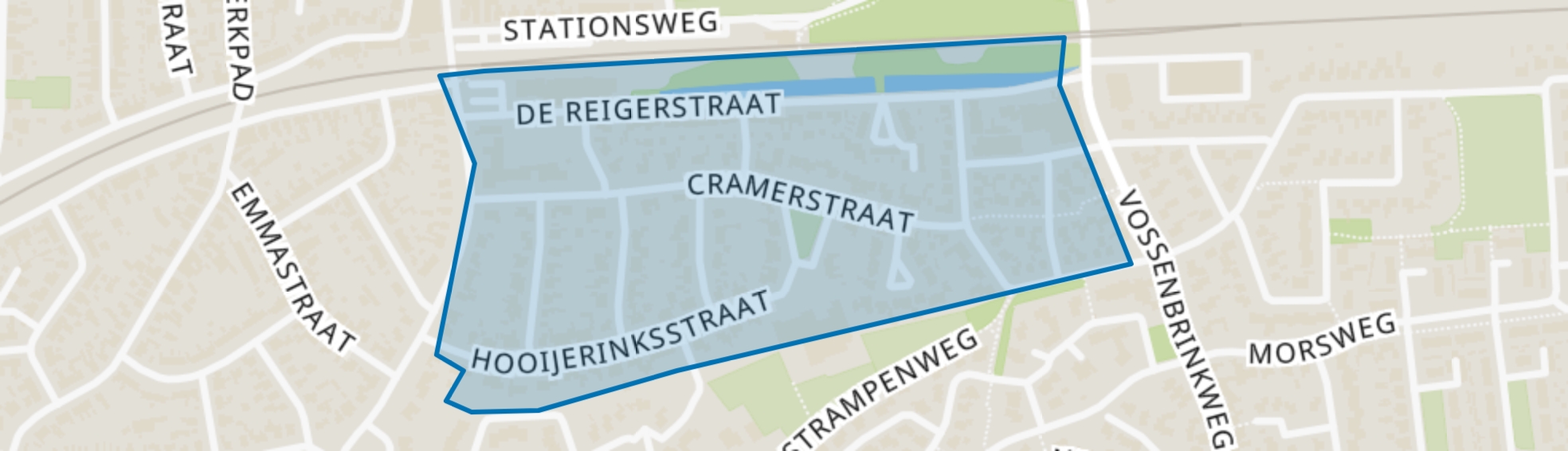 Hooijerinkses, Delden map