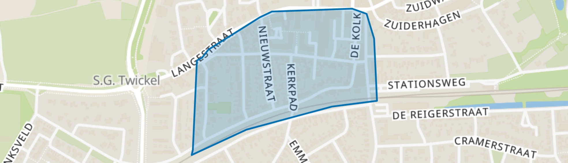 Schoppenstee, Delden map