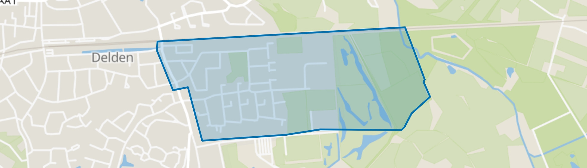 Vogelweiden, Delden map