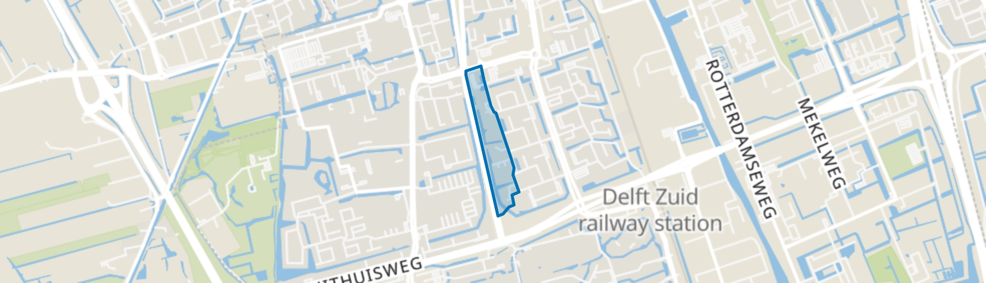 Aart van der Leeuwbuurt, Delft map