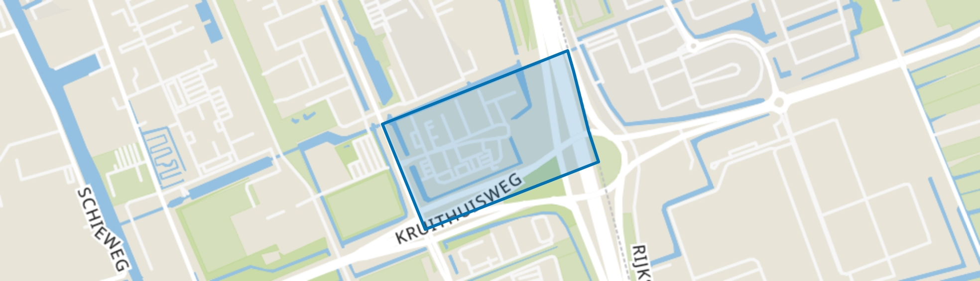 Bedrijventerrein Delftech, Delft map