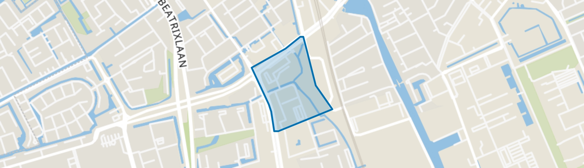 Bedrijventerrein Voorhof, Delft map