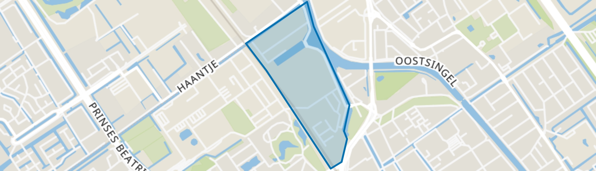 Bedrijventerrein Wateringseweg, Delft map