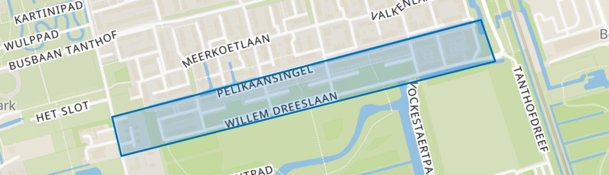 Bosrand, Delft map